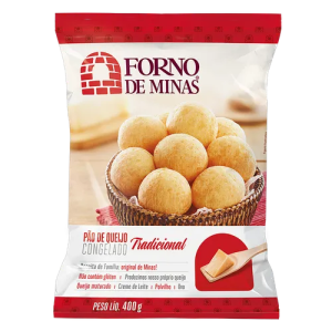 Pão de Queijo Forno de Minas Tradicional Congelado 400g