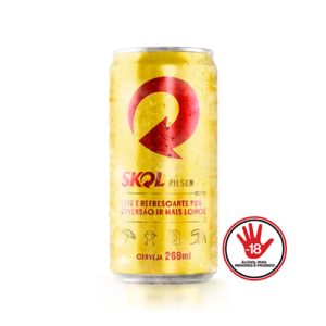 Cerveja Skol Pilsen Lata 269ml