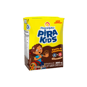 Bebida Láctea Pirakids Chocolate Tradicional 200ml