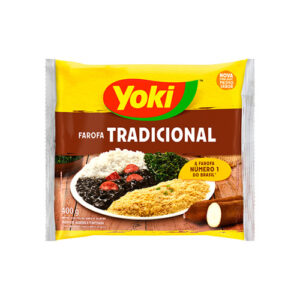Farofa de Mandioca Yoki Temperada Tradicional 400g