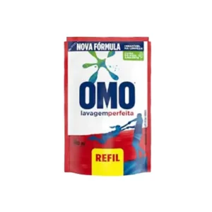 Lava Roupas Líquido Omo Lavagem Perfeita ou Lavanda Refil 900ml