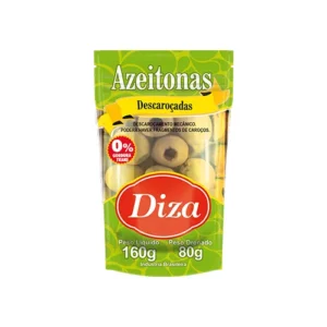 Azeitona Verde Diza S/ Caroço Sachê 80g
