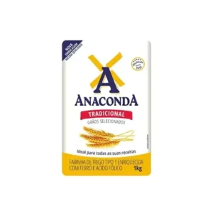 Farinha de Trigo Anaconda Tipo-1 C/ 1Kg